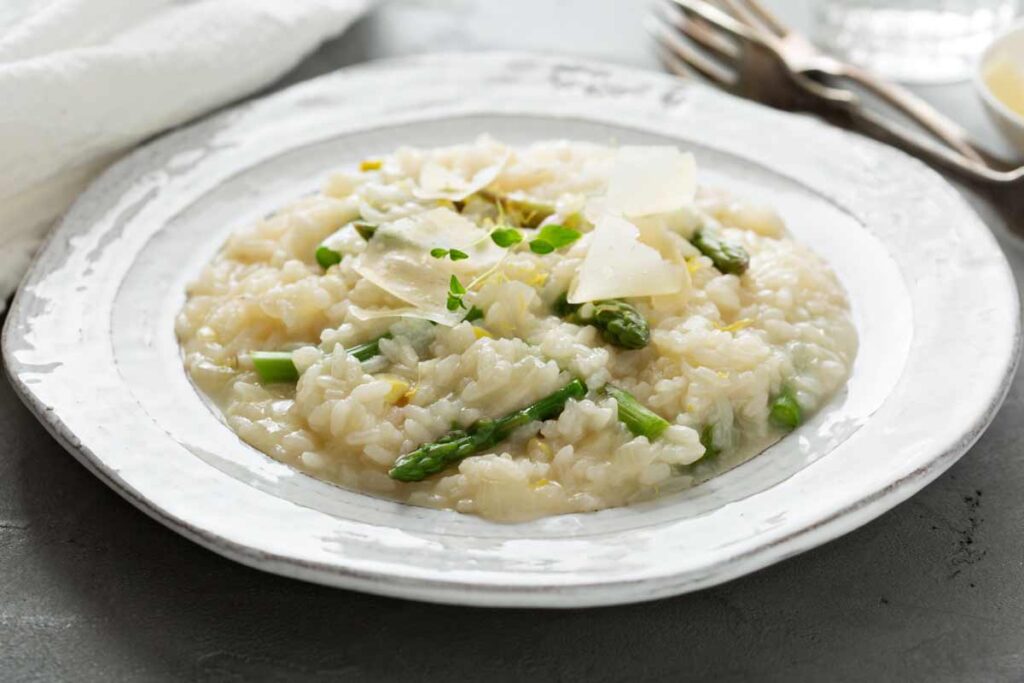 risotto asparagi e limone