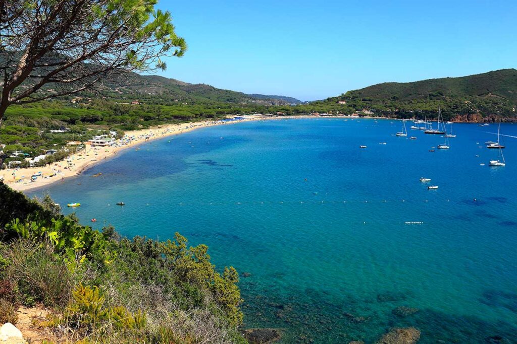 spiaggia di Lacona isola d'Elba